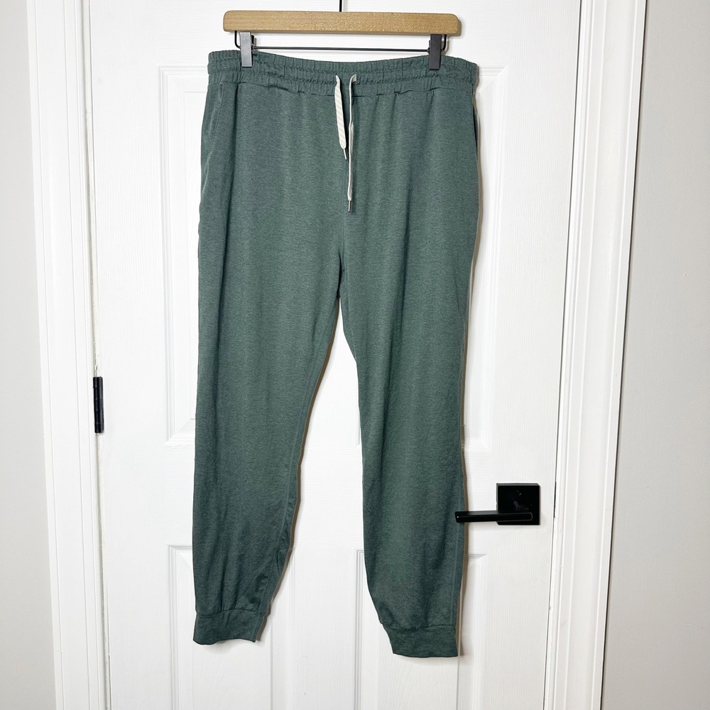 Vuori Performance Jogger Women Large Green DreamKnit VW303 Athleisure - Picture 2 of 7